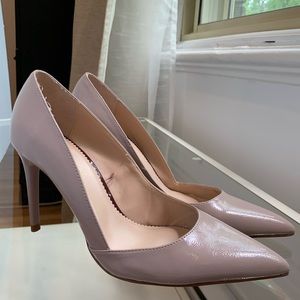 Zara - Taupe Nude Patent Pumps